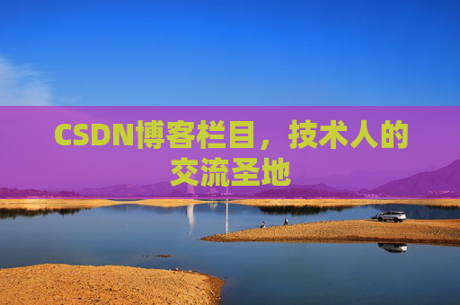 CSDN博客栏目，技术人的交流圣地